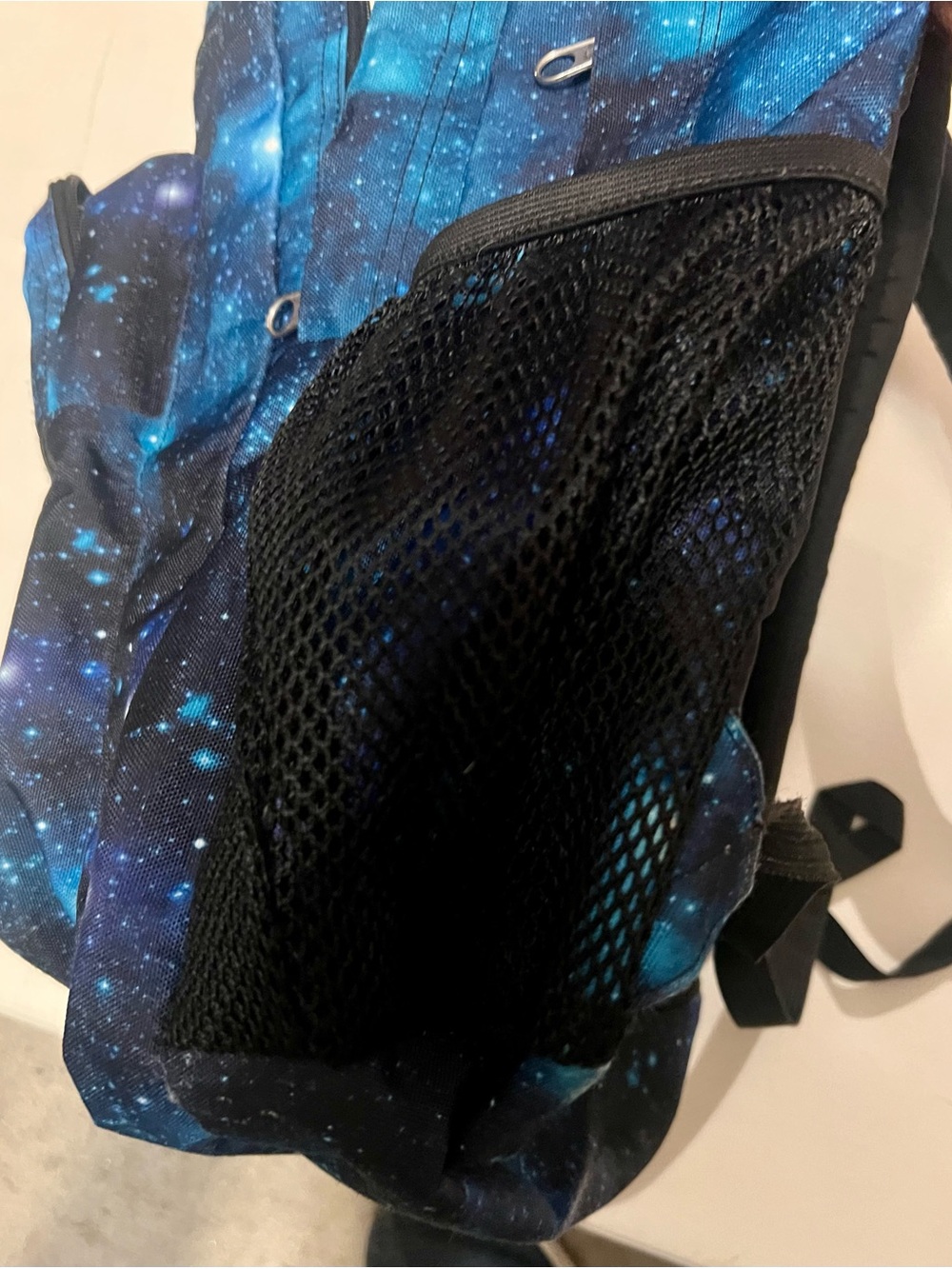 Jansport Blue Galaxy Print Backpack - Picture 4 of 6
